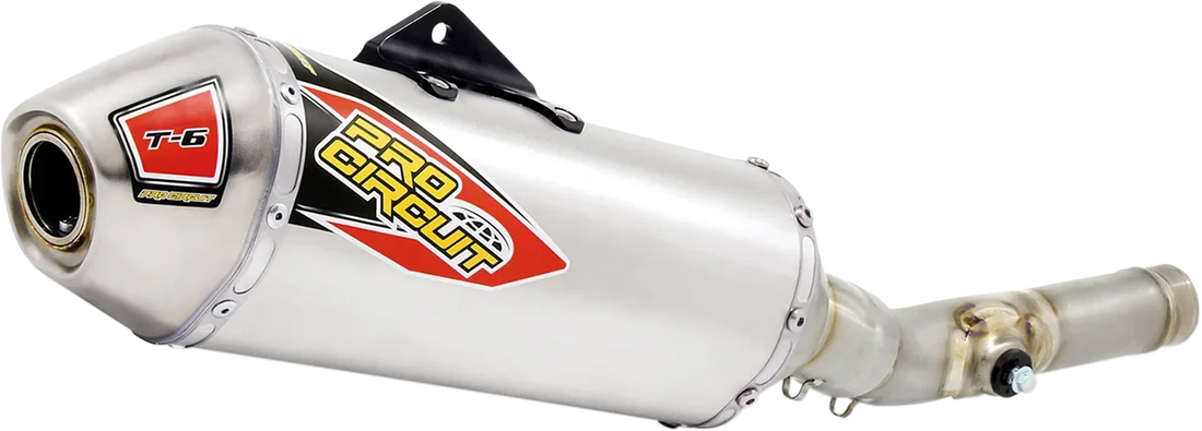 Pro Circuit T-6 Muffler 0111945GXA - Side View