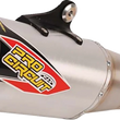 Load image into Gallery viewer, Pro Circuit T-6 Slip-On Muffler - Stainless Steel 0122445A - Main Product View