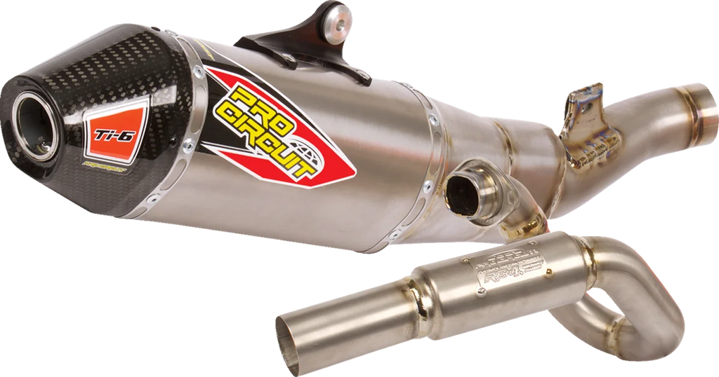 Pro Circuit TI-6 Exhaust System - Titanium 0322445F - Side View