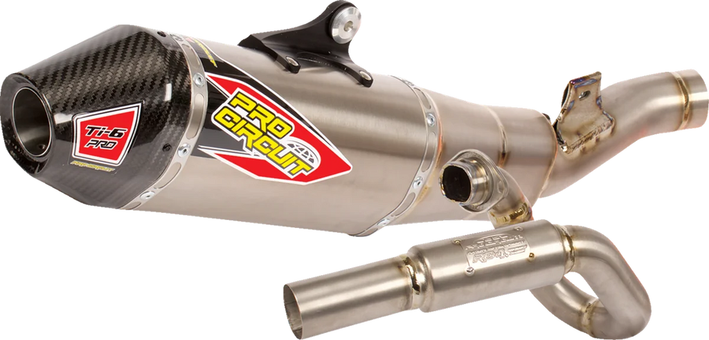 Pro Circuit TI-6 Pro Exhaust System - Titanium 0322445FP - Side View