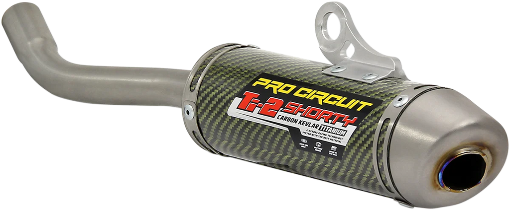 Pro Circuit Ti-2 Silencer 1131412K - Side View