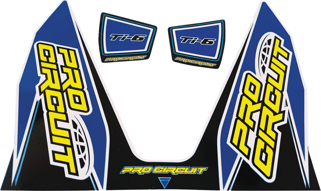 Pro Circuit Ti-6 Decal - Dark Blue DC22TI6-DB - Main Product View