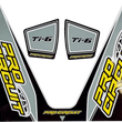 Load image into Gallery viewer, Pro Circuit Ti-6 Decal - Gray DC22TI6-GRAY - Main Product View