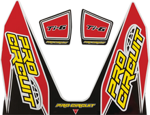 Load image into Gallery viewer, Pro Circuit Ti-6 Decal - Gray DC22TI6-GRAY - Side View
