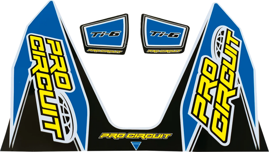 Pro Circuit Ti-6 Decal - Light Blue DC22TI6-LB - Main Product View