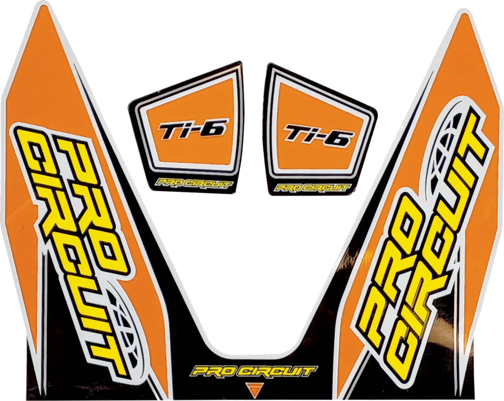 Pro Circuit Ti-6 Decal - Orange DC22TI6-ORANGE - Main Product View