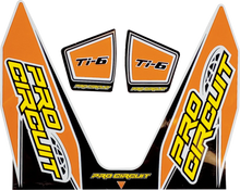 Load image into Gallery viewer, Pro Circuit Ti-6 Decal - Orange DC22TI6-ORANGE - Main Product View