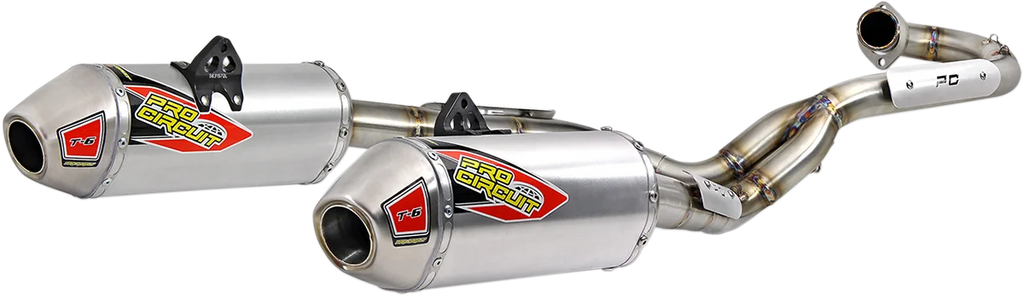 Pro Circuit Ti-6 Exhaust - Dual 5631570G2 - Main Product View