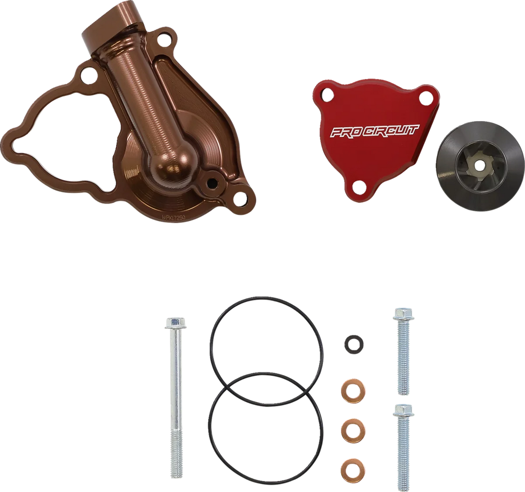 Pro Circuit Water Pump Cover with Impeller - Kawasaki WPK21250 - Main Product View