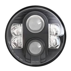 Pro Comp Suspension 7IN ROUND LED HEADLIGHTS : PAIR 76402P fits 1997 Jeep Wrangler - Main Product View
