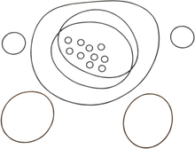 Load image into Gallery viewer, Pro Design O-Ring Set PD299 fits Yamaha - Main Product View