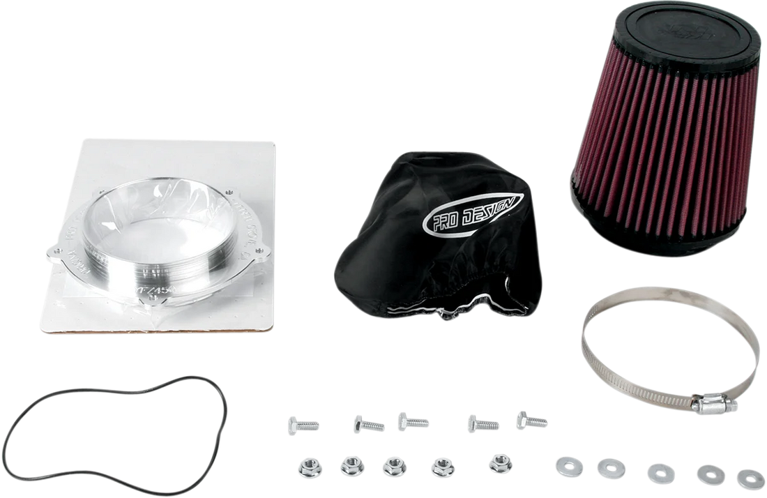Pro Design Pro-Flow Airbox Filter Kit PD200 fits Yamaha - Side View