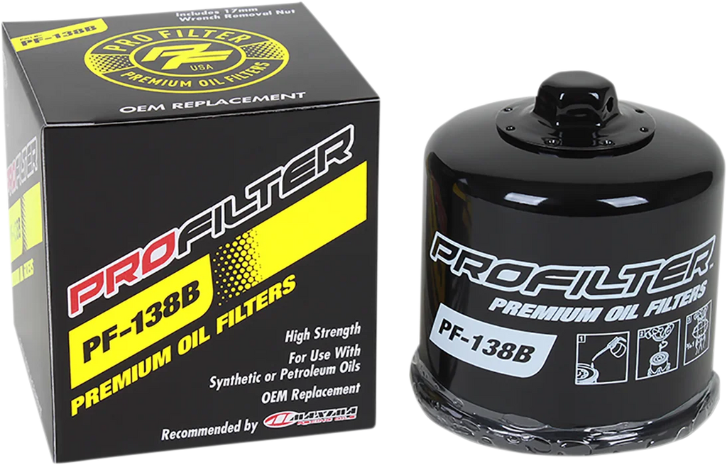 Pro Filter Replacement Oil Filter PF-138B - Main Product View