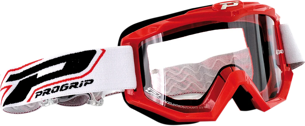 Pro Grip 3201 Raceline Goggles - Black PZ3201NE - Side View