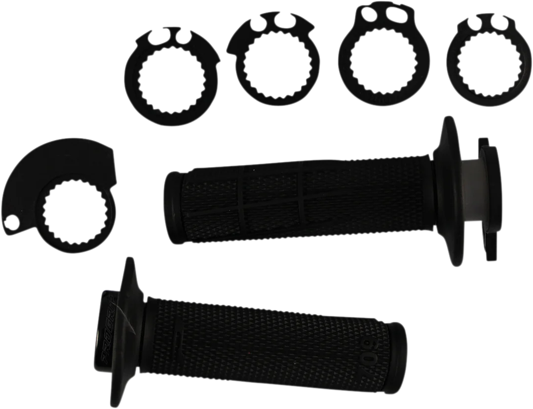 Pro Grip 709 Lock-On Grips - Pro - SCS - Gray PA070900GR - Side View
