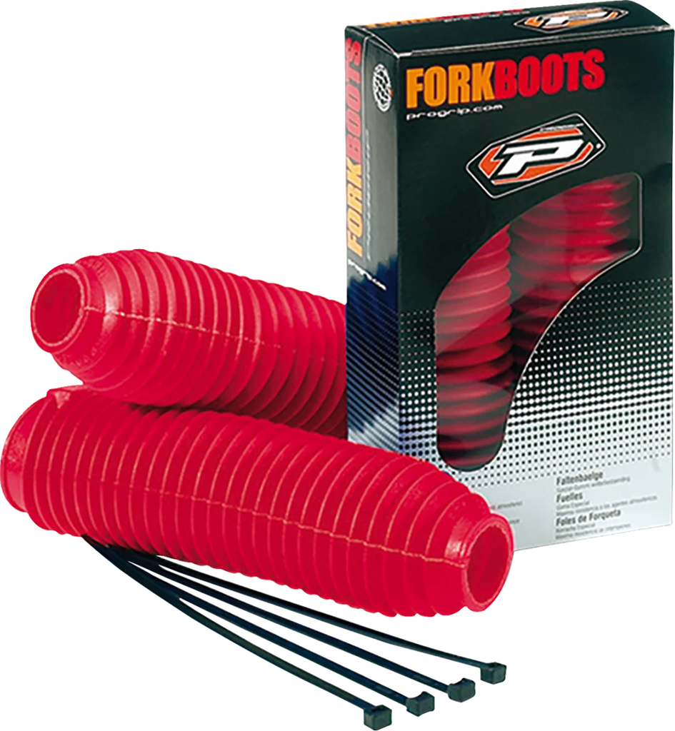 Pro Grip Fork Boots - 42/45 mm - Red PA251045GORO - Main Product View