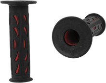 Load image into Gallery viewer, Pro Grip Grips - 724 - Open Ends - Black/Red - Main Product View