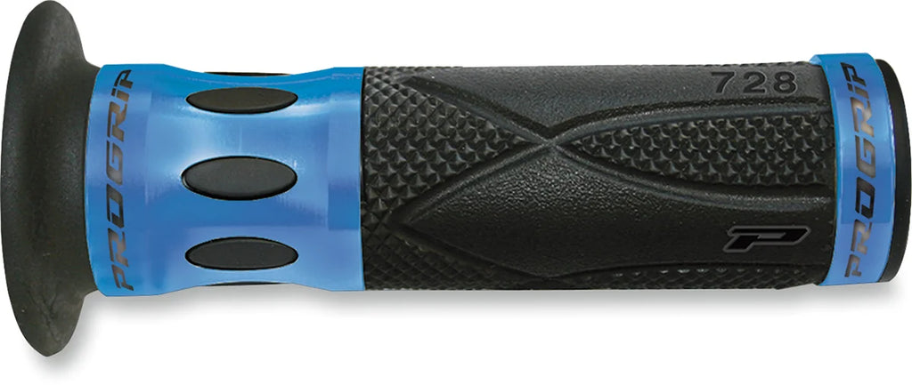 Pro Grip Grips - 728 - Open Ends - Blue PA0728OECRBL - Side View