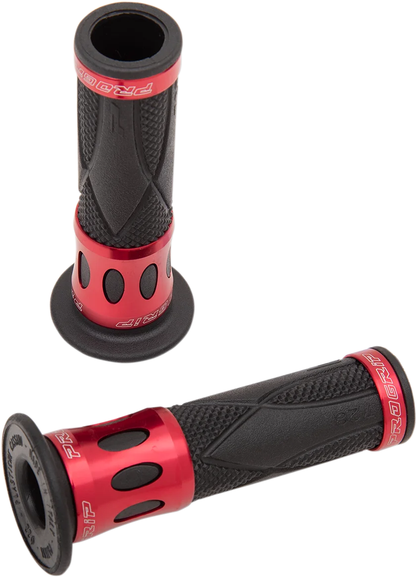Pro Grip Grips - 728 - Open Ends - Red 728RDOE - Side View