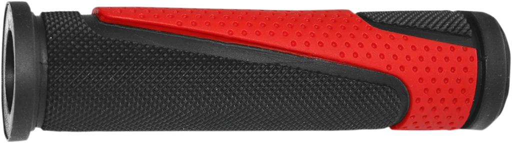 Pro Grip Grips - 807 - Open Ends - Red/Black PA080722NERO - Back View