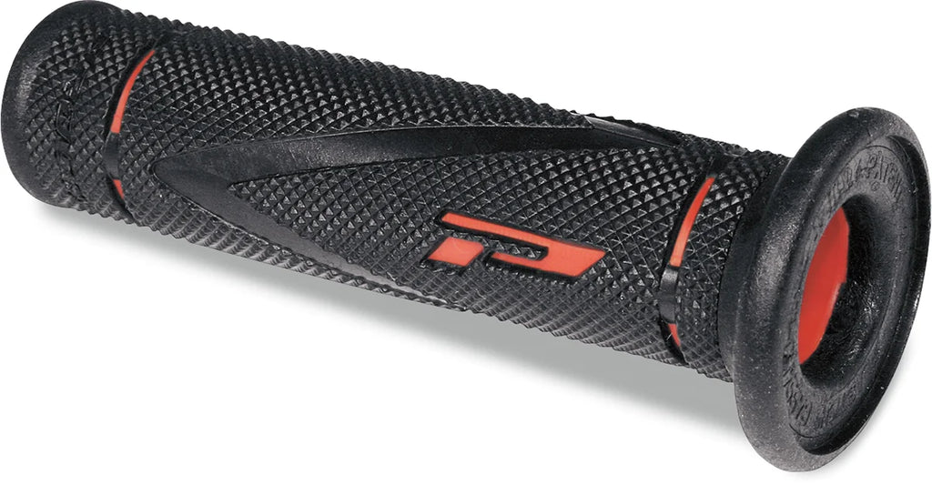 Pro Grip Grips - 838 - Open Ends - Red/Black PA083800RO02OE - Side View