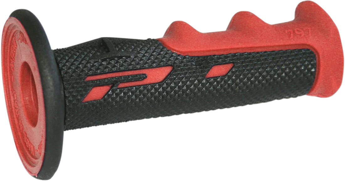 Pro Grip Grips - Cross - 797 - Red/Black - Side View