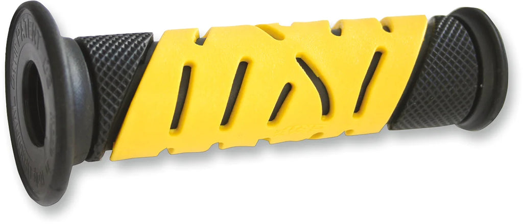 Pro Grip Grips - Gel - 719 - Open Ends - Black/Yellow PA0719OENEGI - Side View