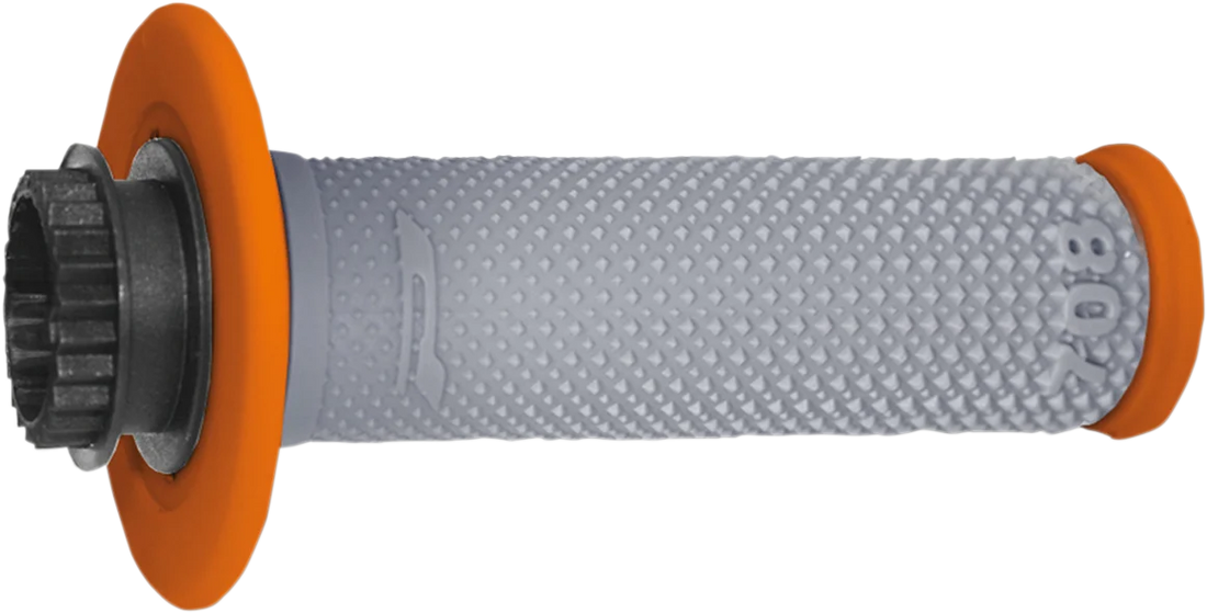 Pro Grip Grips - Locking - 708 - Orange/Gray PA070800ARGR - Side View