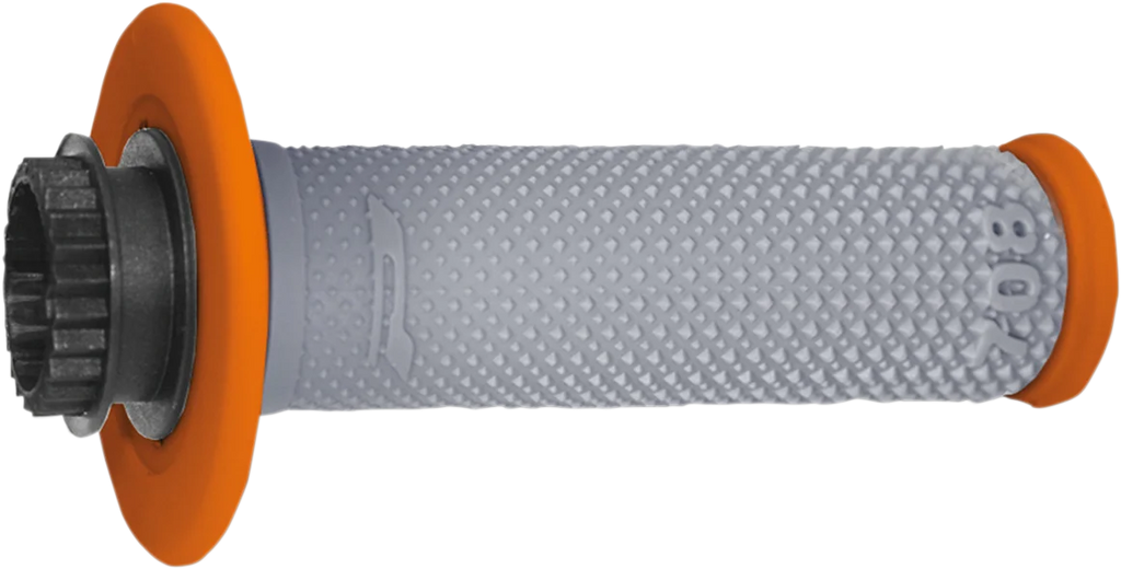 Pro Grip Grips - Locking - 708 - Orange/Gray PA070800ARGR - Side View