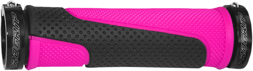 Pro Grip Grips - Locking - 997 - Fuscia/Black PA099722FX02 - Side View