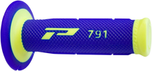 Load image into Gallery viewer, Pro Grip Triple Density 791 Grips - Fluorescent Yellow/Blue PA079100GIBL - Main Product View