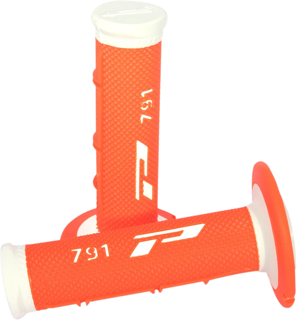 Pro Grip Triple Density 791 Grips - Gray/Light Blue PA079100GRAZ - Side View