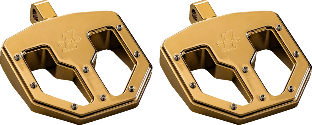 Pro-One Performance BMX V1 Footpeg - Male - Gold 500761TIN - Main Product View