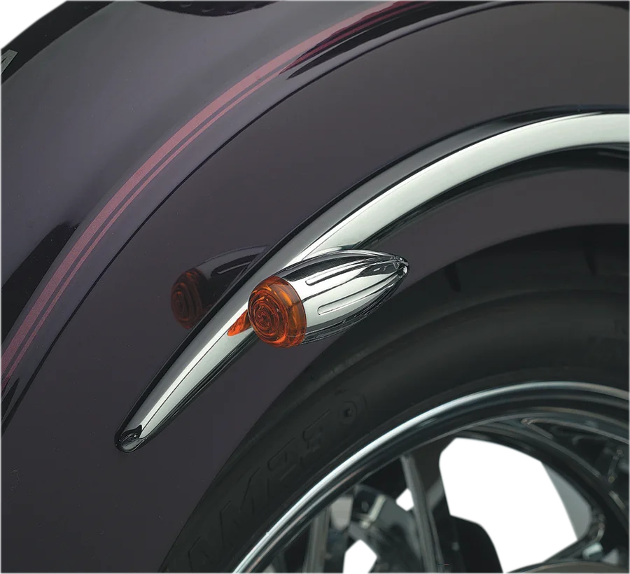 Pro-One Performance Bullet Marker Light - Chrome/Ball-Milled 400360 - Side View