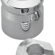 Load image into Gallery viewer, Pro-One Performance Choke Knob Cover - Ball-Milled 200220 - Main Product View