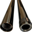 Load image into Gallery viewer, Pro-One Performance Fork Tube - Black (DLC) Diamond Like Coating - 39 mm - 24.25" Length 105020B - Side View