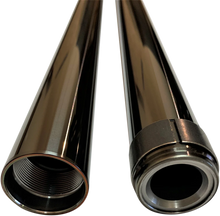 Load image into Gallery viewer, Pro-One Performance Fork Tube - Black (DLC) Diamond Like Coating - 39 mm - 24.25" Length 105020B - Side View