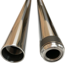 Load image into Gallery viewer, Pro-One Performance Fork Tube - Black (DLC) Diamond Like Coating - 39 mm - 26.25" Length 105030B - Detail View
