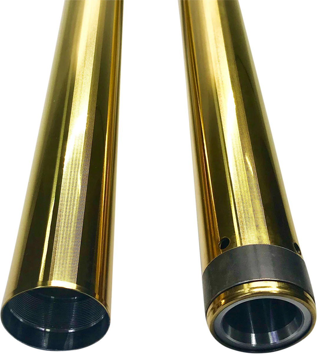 Pro-One Performance Fork Tube - Black (DLC) Diamond Like Coating - 49 mm - 22.875" Length 105125B - Detail View
