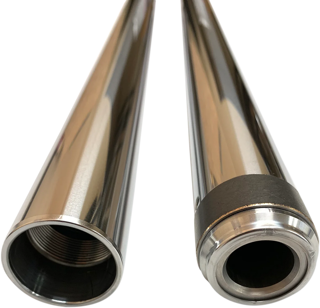 Pro-One Performance Fork Tube - Chrome - 39 mm - 24.25" Length 105020 - Side View