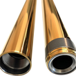 Load image into Gallery viewer, Pro-One Performance Fork Tube - Gold - 39 mm - 24.25" Length 105020G - Side View