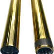 Load image into Gallery viewer, Pro-One Performance Fork Tube - Gold - 49 mm - 25.50" Length 105120G - Side View