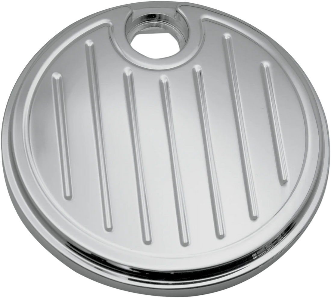 Pro-One Performance Fuel Door - Ball-Milled - Black 908315B - Side View