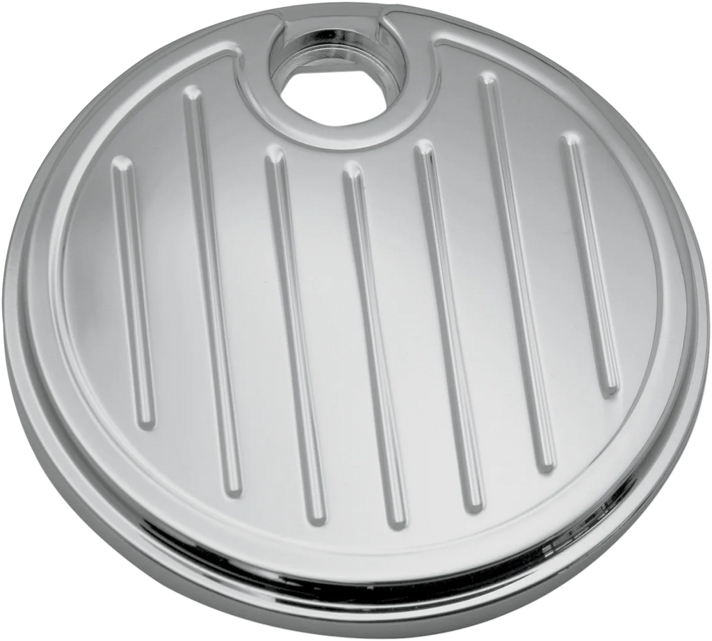 Pro-One Performance Fuel Door - Smooth - Chrome 908310 - Side View