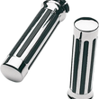 Load image into Gallery viewer, Pro-One Performance Grips - Ribs - Honda - Chrome 870210 - Main Product View
