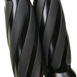 Load image into Gallery viewer, Pro-One Performance Grips - Twisted - Rubber - TBW - Black 490011B - Side View