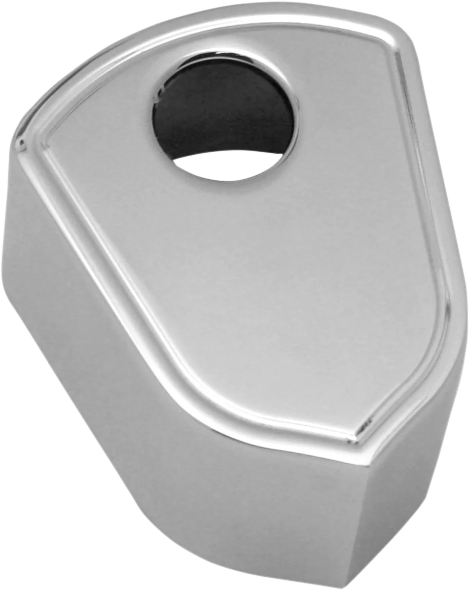 Pro-One Performance Ignition Cover - Smooth - Black 908318B - Side View
