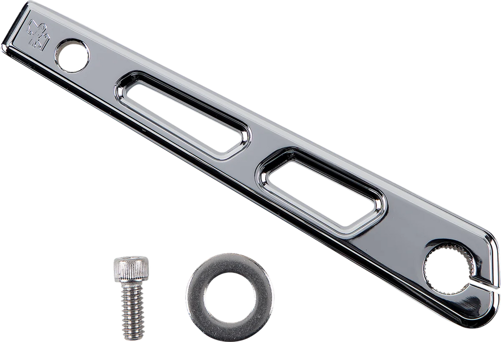 Pro-One Performance Inner Shift Linkage Arm - Chrome - '88-'22 FL 500779 - Side View
