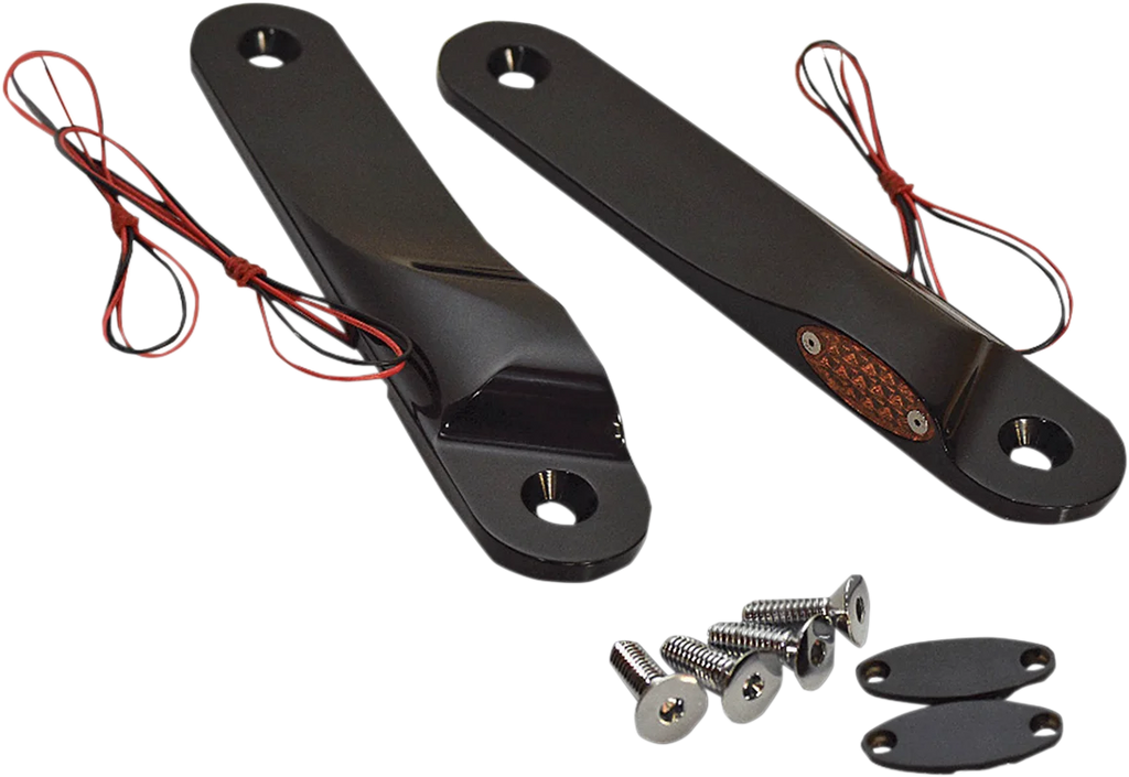 Pro-One Performance LED Front Turn Signal Lights - Black 909109B - Main Product View