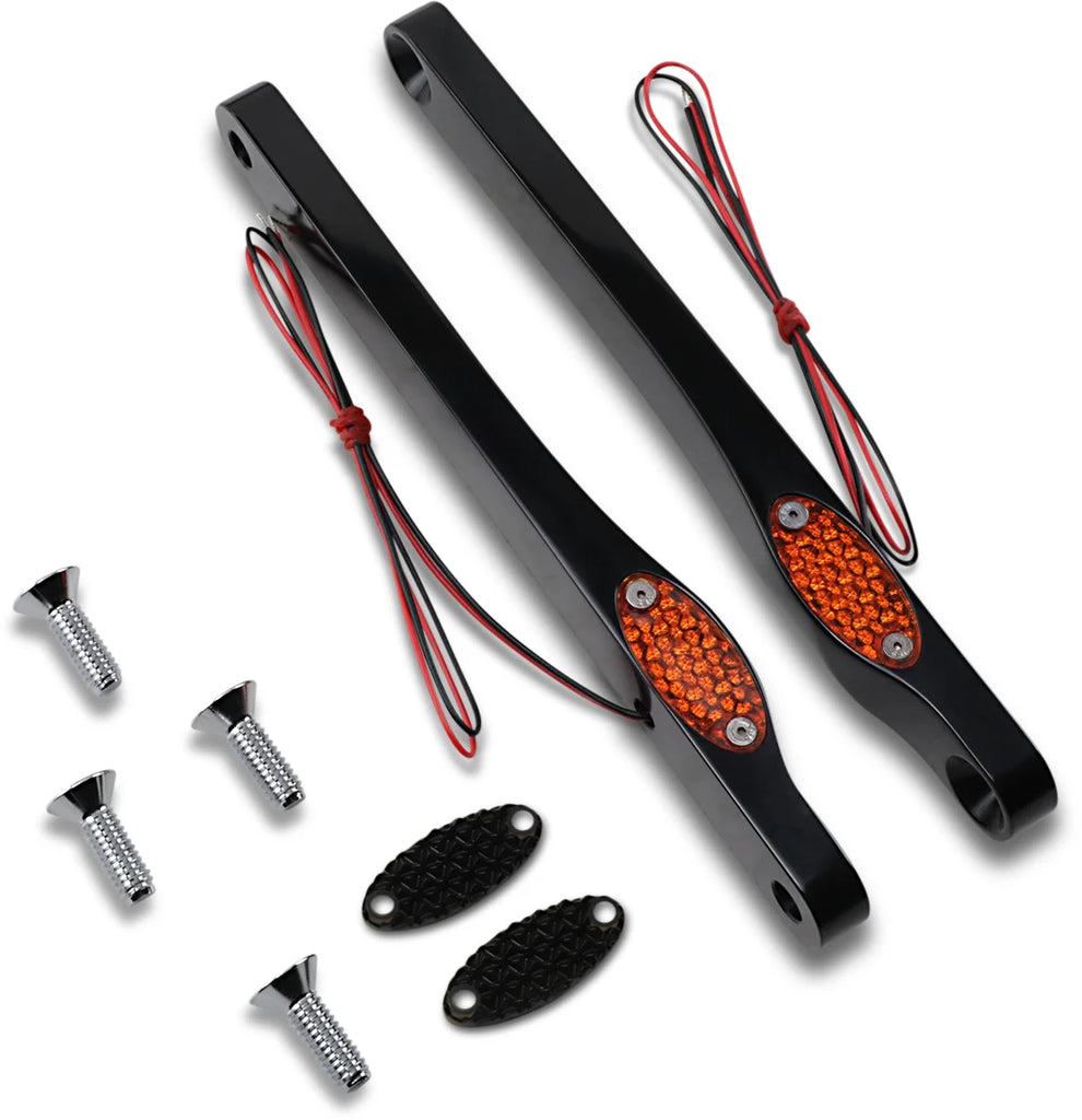 Pro-One Performance LED Front Turn Signal Lights - Black 909110B - Main Product View